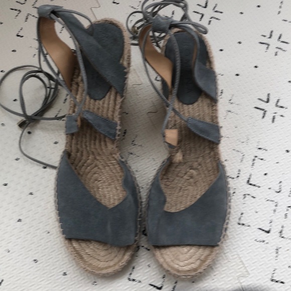Romena suede espadrille wedges. Handmade in Spain - Picture 5 of 8
